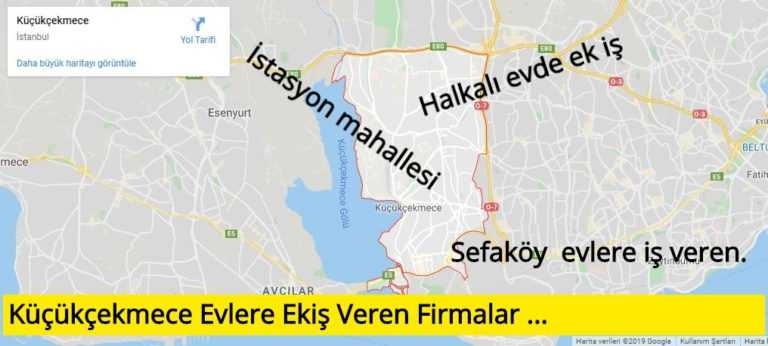 Küçükçekmece İlçesi Evde Ekiş İlanları Eve İş Veren Firmalar Ne İş